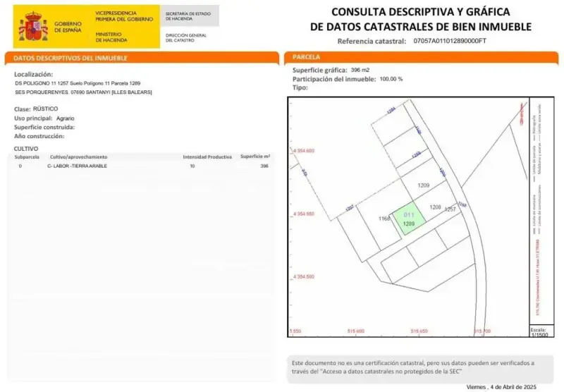 Solar rústico de 380 m², foto 2